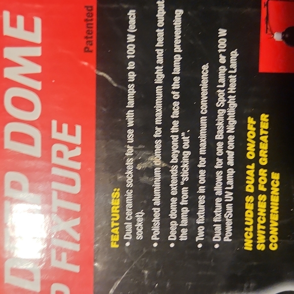 COPY - MINI COMBO DEEP DOME DUAL LAMP FIXTURE - Picture 6 of 8